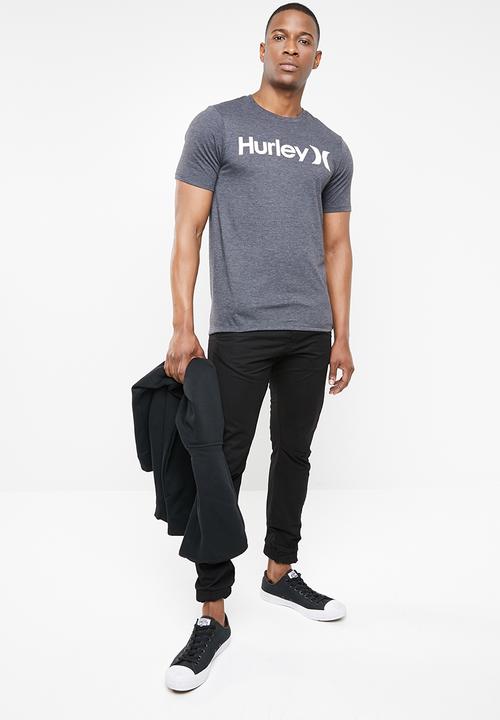 Hurley - Oao short sleeve solid tee - charcoal