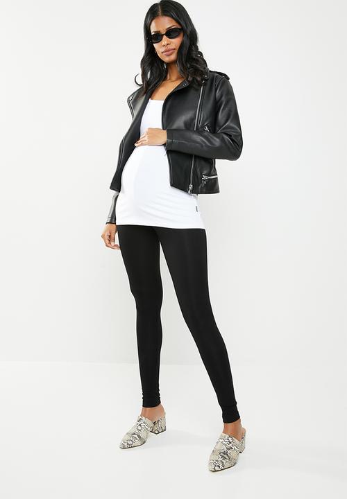 New Look - Two pack maternity leggings - black
