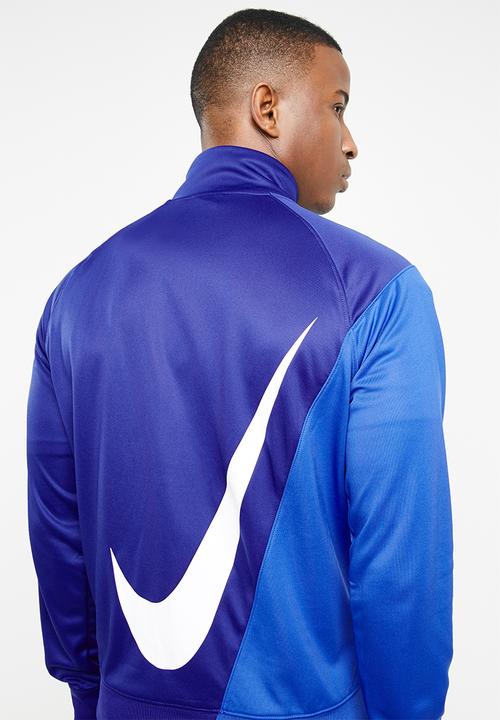 Nike - NSW swoosh jacket - blue & white