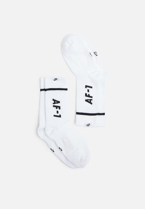 Nike - Sneaker sox 2 pack - white & black