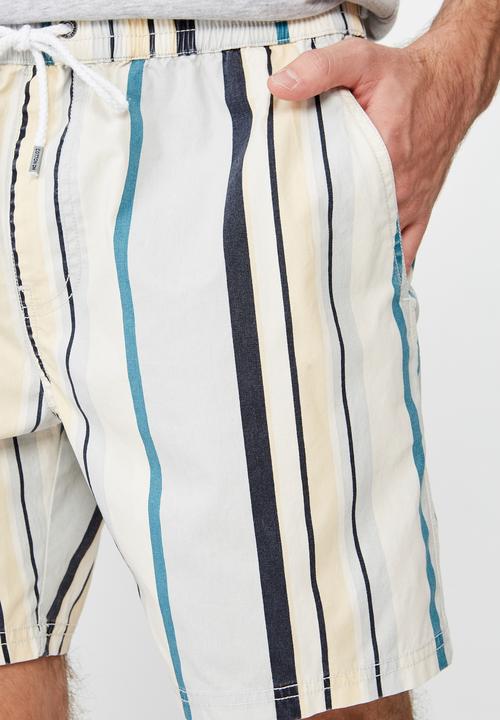 Cotton On - Hoff multi stripe shorts - multi