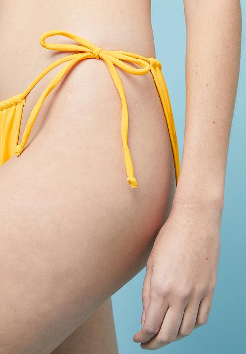 Superbalist - String bikini bottom - yellow
