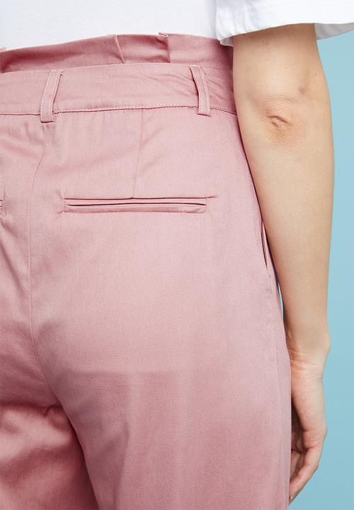 Superbalist - Paperbag cullotte - pink