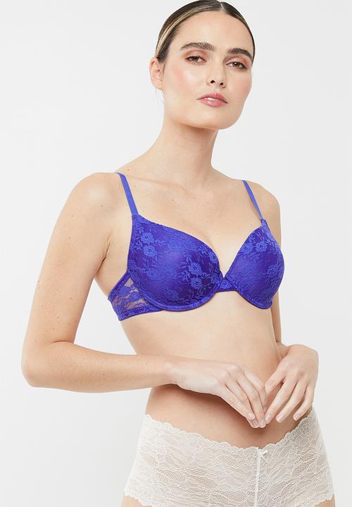 Superbalist - Lace covertible bra - blue
