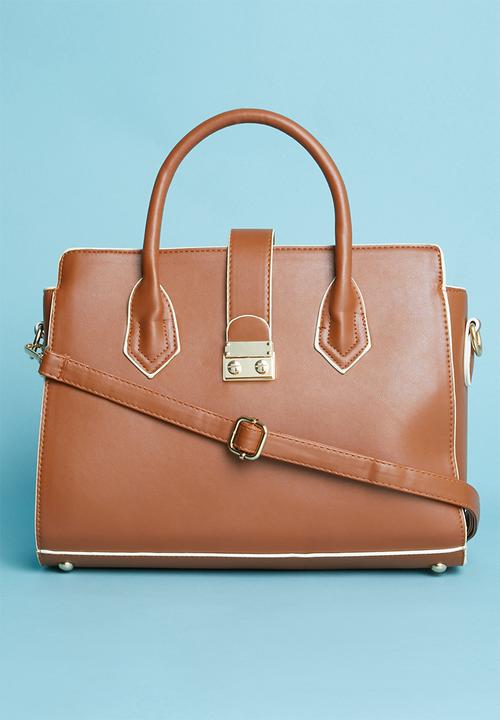 Superbalist - Contrast binding detail bag - tan