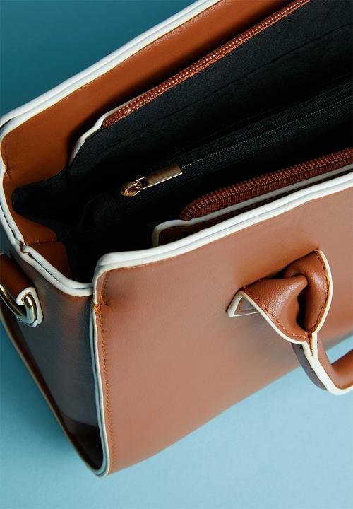 Superbalist - Contrast binding detail bag - tan