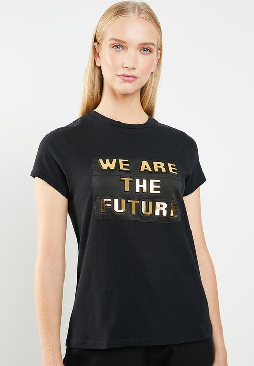 STYLE REPUBLIC - We are the future T-shirt - black