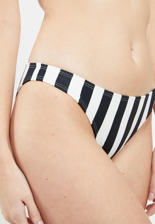 Roxy - Beach basic bikini bottom - black & white