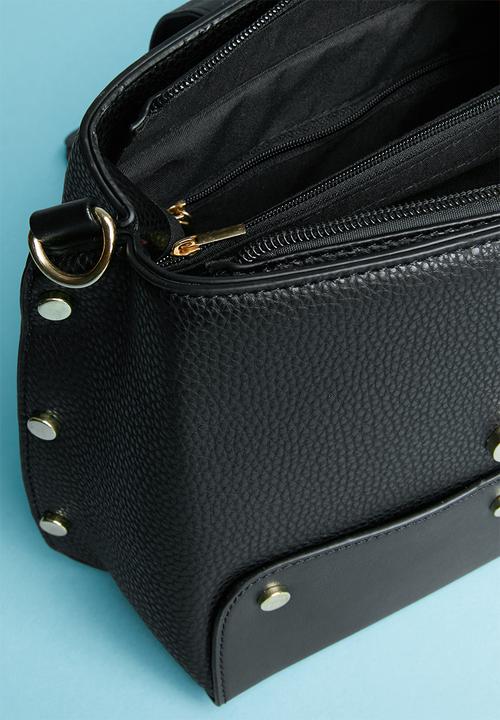 Superbalist - Stud detail cross body bag - black