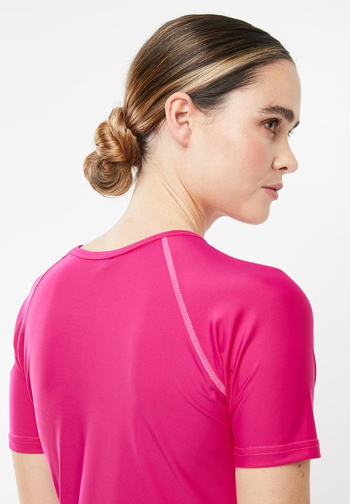 Roxy - Basic roxy surf rashvest - pink