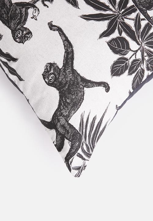 Hertex Haus - Sapajou cushion cover - noir