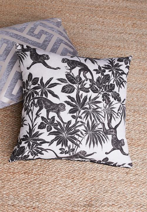 Hertex Haus - Sapajou cushion cover - noir