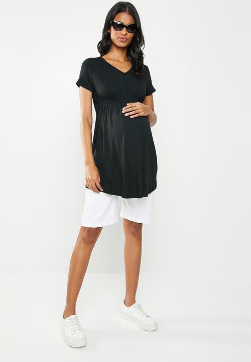 Cherry Melon - Underbust smock Top - black