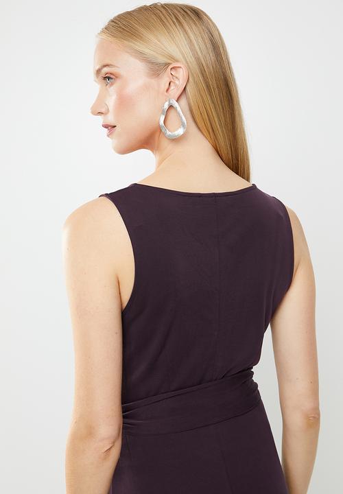 MANGO - Bow modal dress - purple