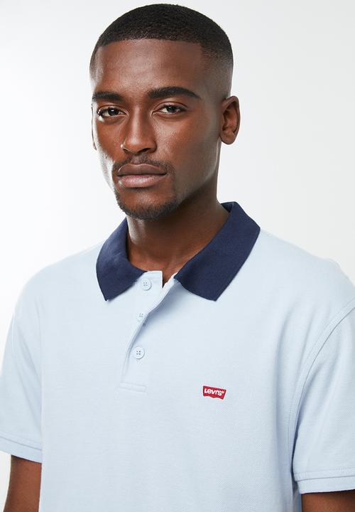Levi’s® - Standard polo with contrast collar - blue