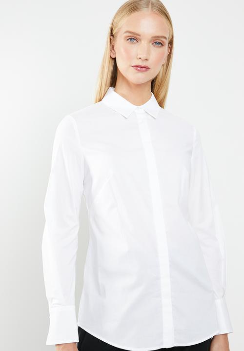 MANGO - Tailored shirt - white