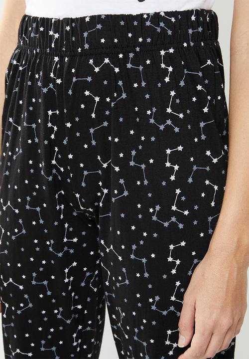 Brave Soul - Destiny top and bottom set - black & white