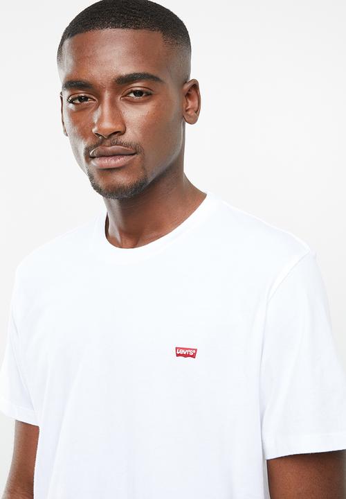 Levi’s® - Short sleeve original hm cotton patch tee - white 