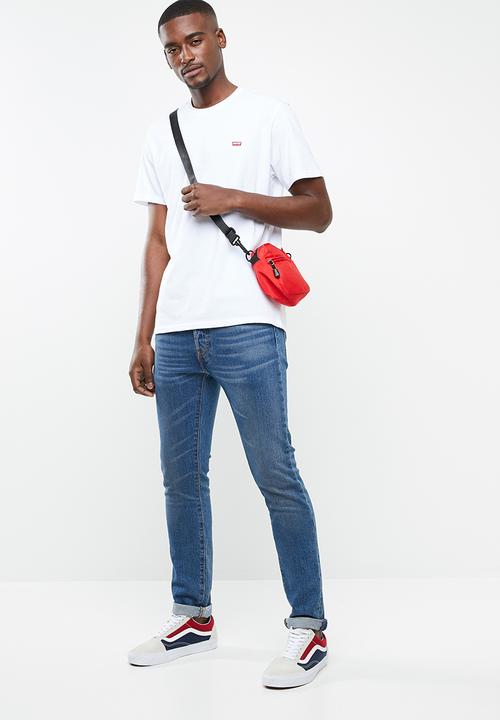 Levi’s® - Short sleeve original hm cotton patch tee - white 