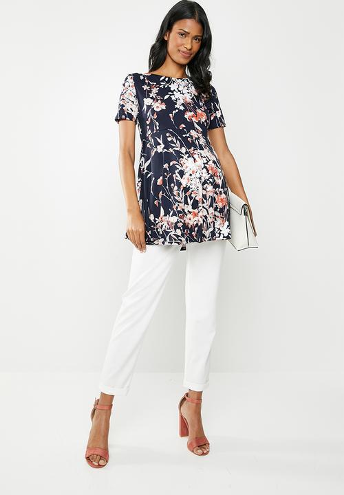 Cherry Melon - Feminine skater top - multi
