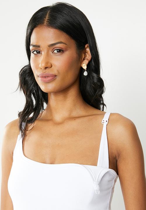 Cherry Melon - Basic feeding cami - white