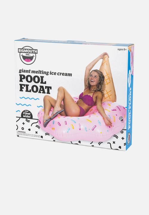 Big Mouth - Icecream pool float - pink