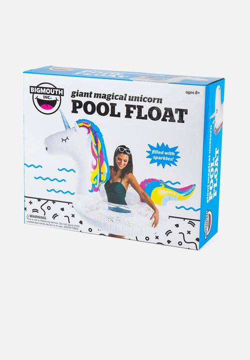 Big Mouth - Unicorn pool float - white