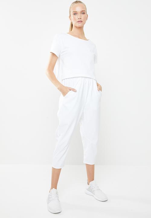 Reebok - Ts 7/8 pant - white