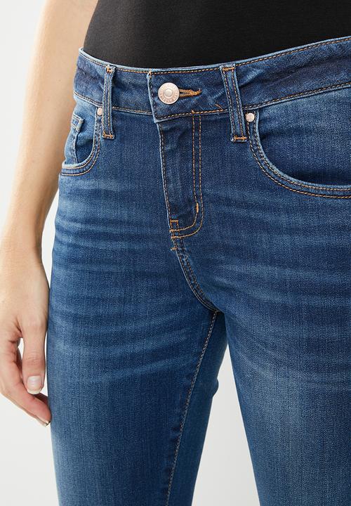 GUESS - Guess mid wash skinny jeans - blue