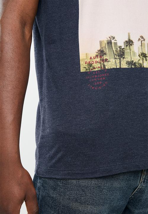 Jack & Jones - Mega short sleeve T-shirt- navy