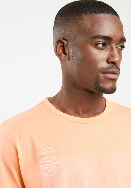 Jack & Jones - Mega short sleeve T-shirt - orange