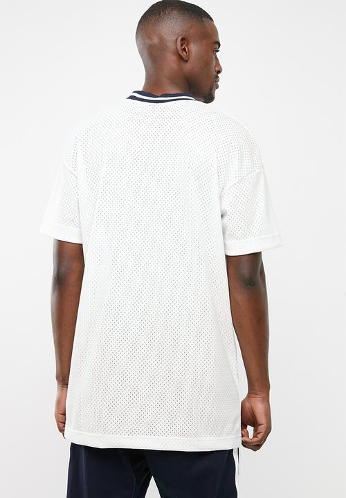 Nike - NSW mesh GX short sleeve top - white 
