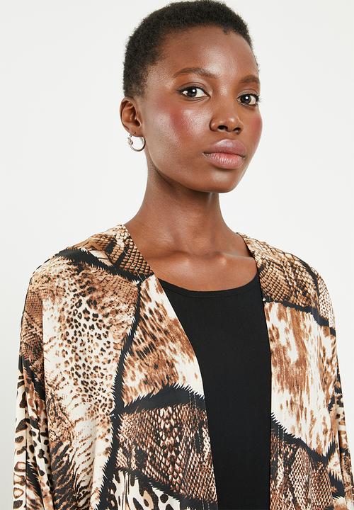 Revenge - Leopard print kimono - multi
