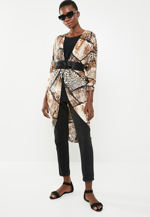 Revenge - Leopard print kimono - multi
