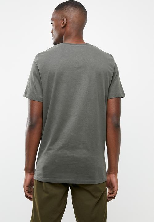 Jack & Jones - Goldie short sleeve crew neck T-shirt - grey