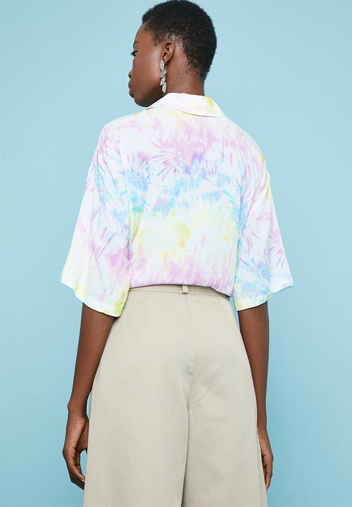 Superbalist - Tie-dye printed resort shirt - multi