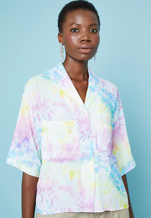 Superbalist - Tie-dye printed resort shirt - multi