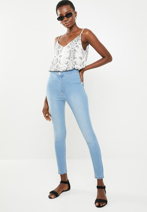Cotton On - High rise jegging - blue