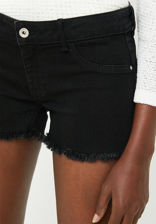 ONLY - Dylan pushup shorts - black