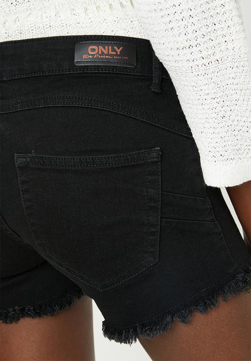 ONLY - Dylan pushup shorts - black