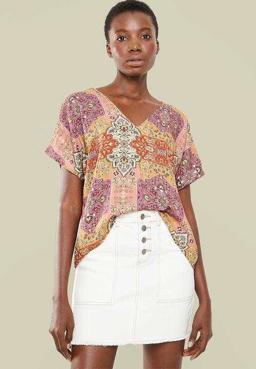 Superbalist - V-neck basic blouse - multi