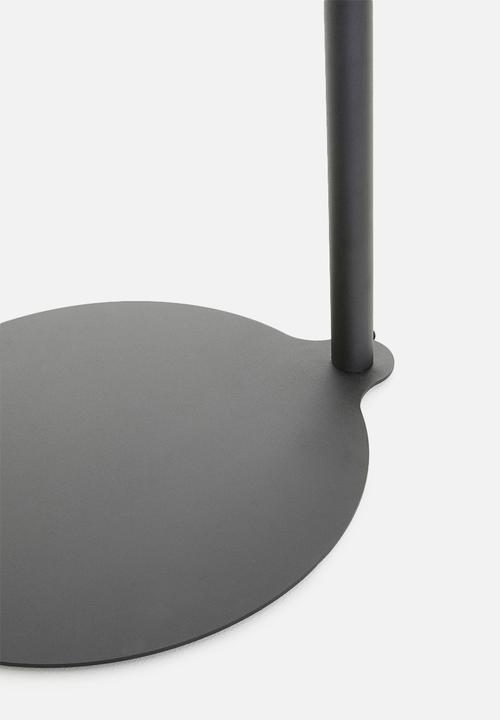 Emerging Creatives - Gravity standing lamp - black with grey shade