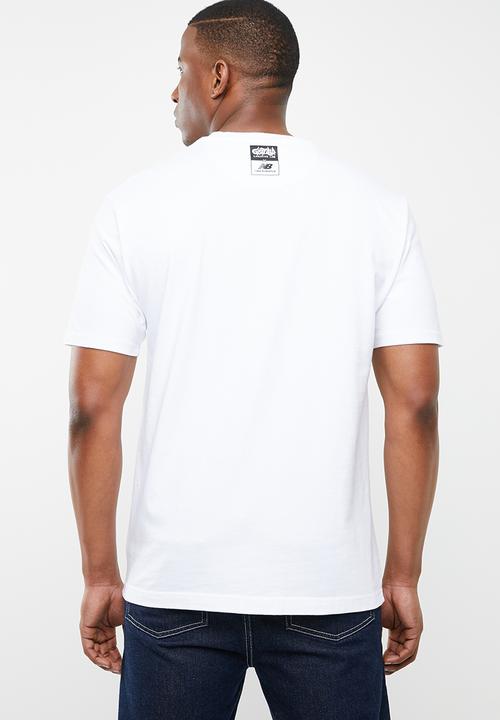 New Balance  - Artist pack stride tee - white