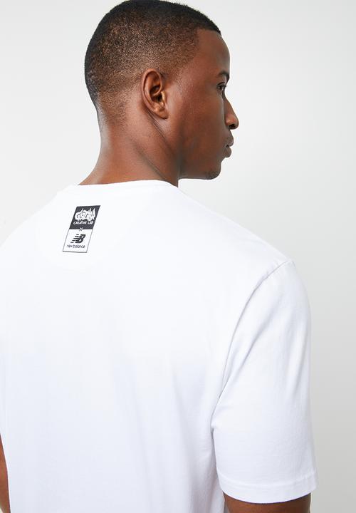 New Balance  - Artist pack stride tee - white