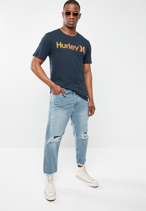 Hurley - Premium one and only gradient 2.0 short sleeve tee - navy