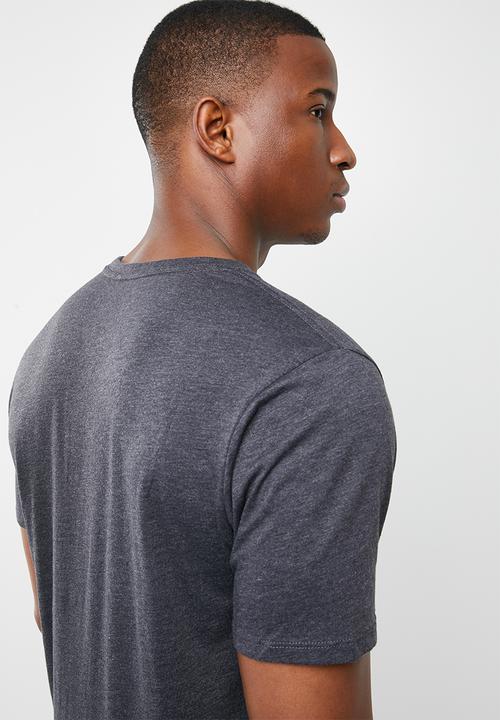 Hurley - Premium one & only solid short sleeve tee - charcoal