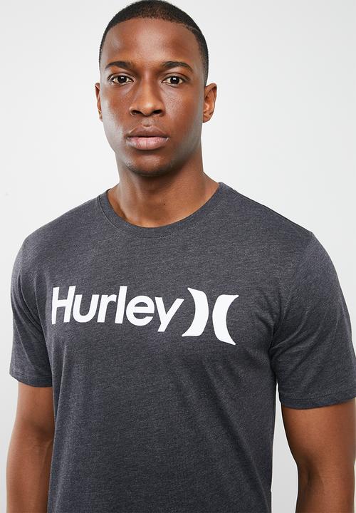 Hurley - Premium one & only solid short sleeve tee - charcoal