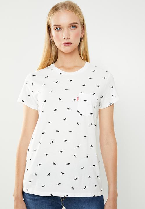 Levi’s® - The perfect crew wild horses - white