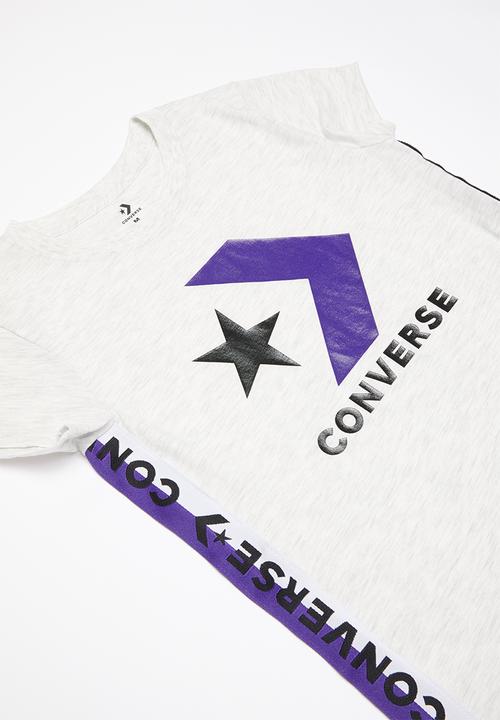 Converse - Converse girls 2 tone taping track dress - grey 