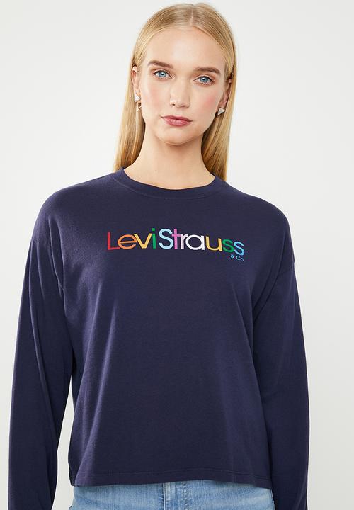 Levi’s® - Graphic long sleeve tee - blue